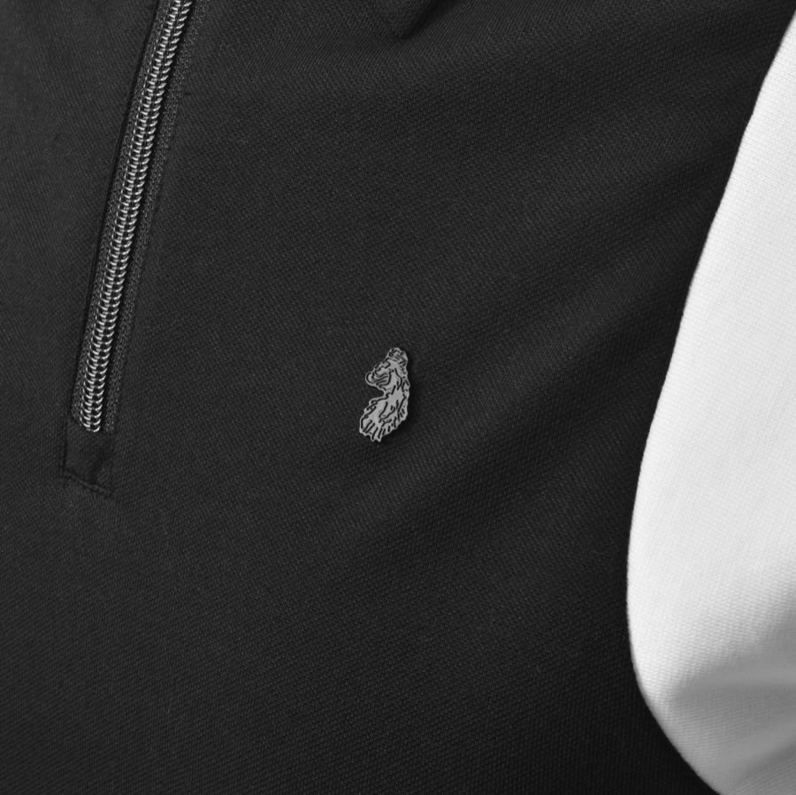Alternative Image for ProductLuke 1977 Sunshine Half Zip Polo T Shirt Black3